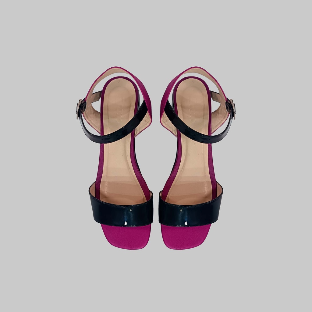 Melissa - negro fucsia