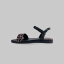 Lola- negro print gris