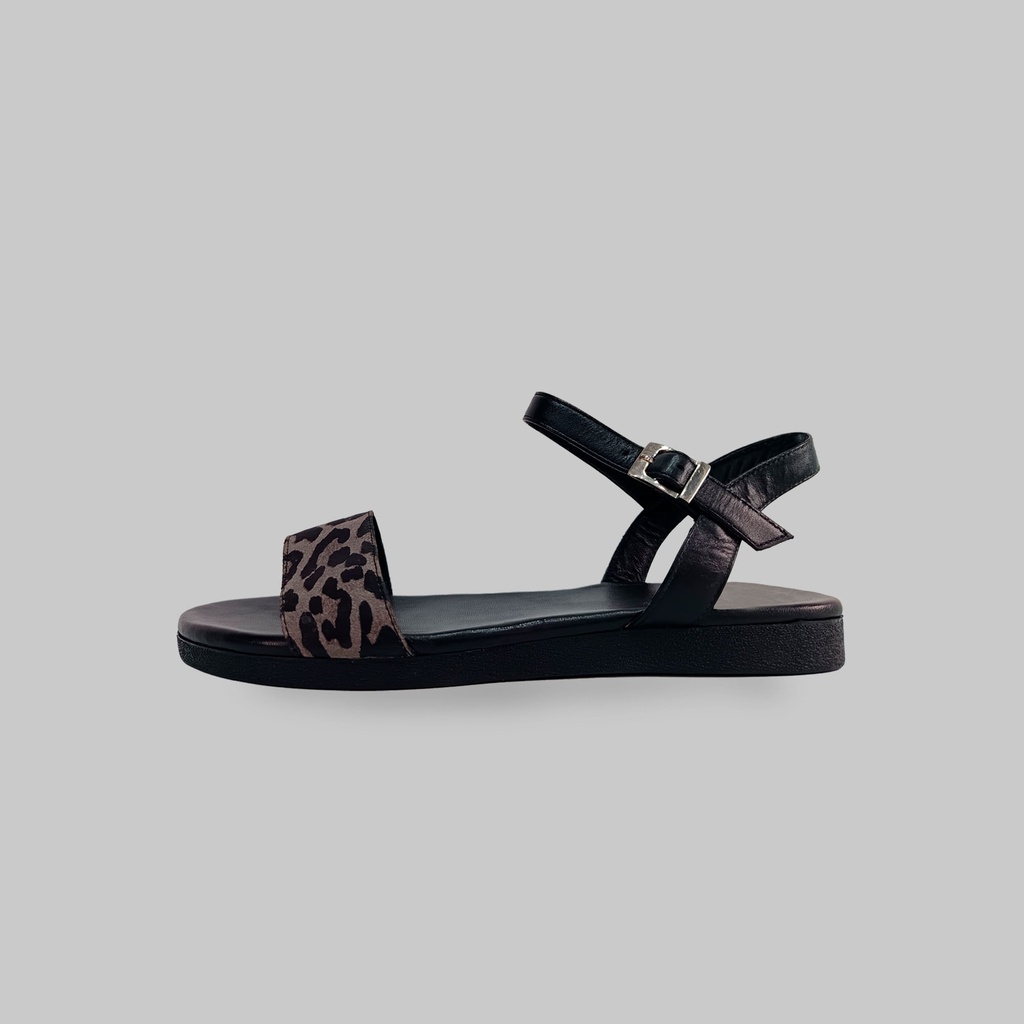 Lola- negro print gris