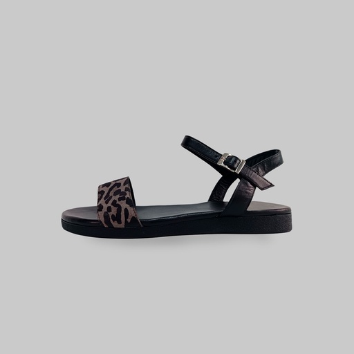 Lola- negro print gris